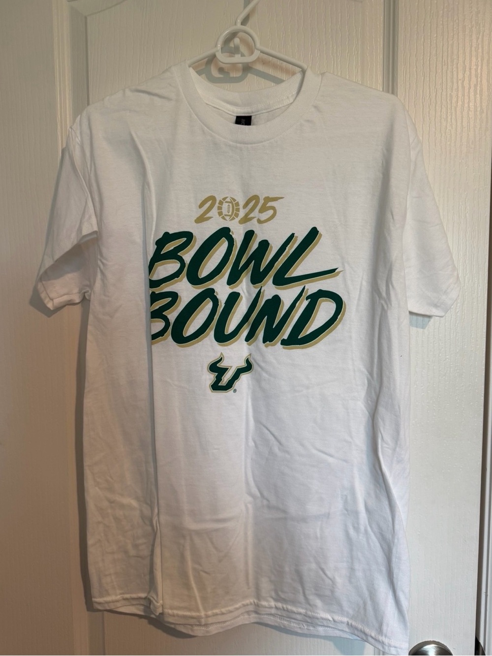 USF '2025 Bowl Bound' White mens T-Shirt